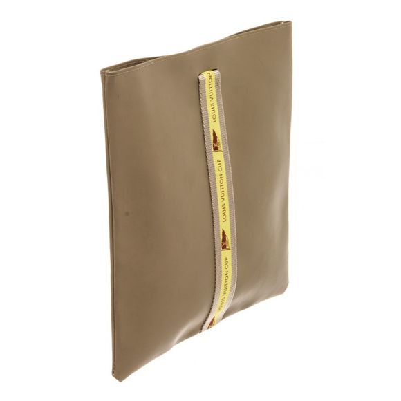 Louis Vuitton Khaki PVC Cup Pouch Clutch Bag - Picture 3 of 5